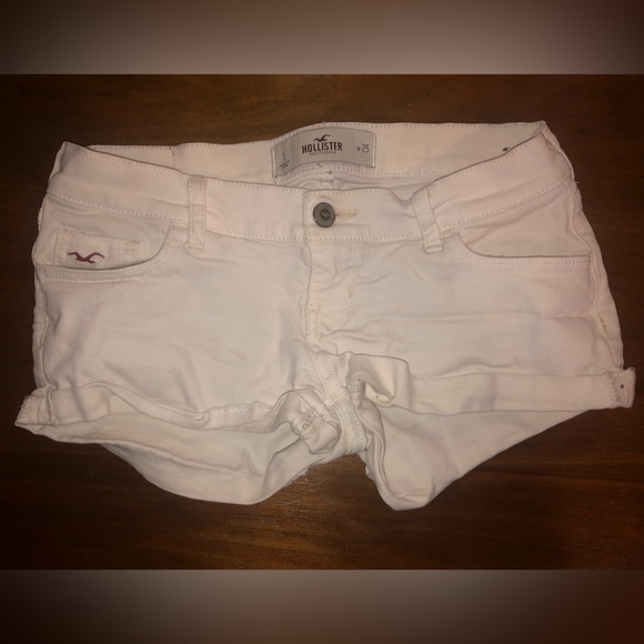 Hollister Pants - White Hollister Shorts Size 1 w25